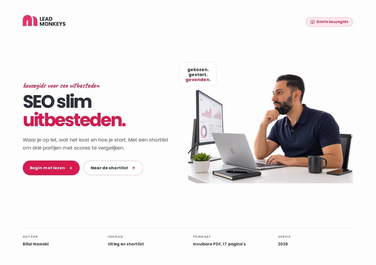 Voorkant van de Keuzegids SEO uitbesteden: SEO slim uitbesteden